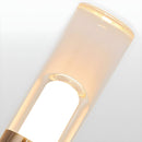 Clear Contemporary Cylinder Wall Lamp
