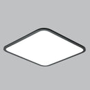 Minimalist Black Acrylic LED Flush Ceiling Lights For Living Room