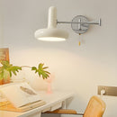 Retro Capsule White Swing Arm Wall Lamp