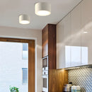 Set of 2 Modern hallway flush ceiling mount light fixtures