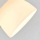 Contemporary Design White Glass Shade Bedroom Pendant Light