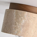 Wood Simplicity Cylindrical Hallway Ceiling Light