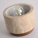 Wood Simplicity Cylindrical Hallway Ceiling Light