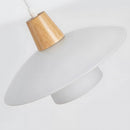 Contemporary Design White Glass Shade Bedroom Pendant Light