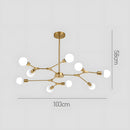 Elegant Iron Craft Living Room Flush Mount Ceiling Light