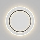 Simplistic Creative White Metal LED Bedroom Ceiling Light