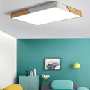 Nordic Modern Rectangle LED Living Room Ceiling Light