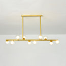 Nordic Glass Ceiling Bar Lights For Kitchen