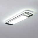 Black Simple Corridor Long LED Low Ceiling Lights