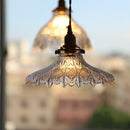 Vintage Glass Disc Design Style Pendant Light