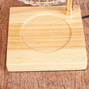 Contemporary Nordic Brown Glass Bedroom Mini Warming Candle Lamp