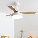 Nordic Modern Simple Flush Ceiling Fan With LED Lighting