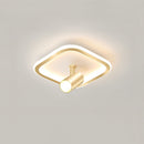 Round and Square LED Ceiling Track Light Fixture