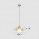 Contemporary Design White Glass Shade Bedroom Pendant Light