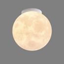 Modern White Moon Ceiling Lighting For Bedroom