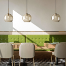Vintage Glass Globe Shade Pendant Light Fixtures
