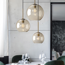 Vintage Glass Globe Shade Pendant Light Fixtures