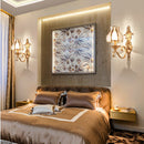 Vintage Gold Luxury Wall Sconce Light For Living Room