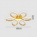 Minimalist Petal Metal LED Living Room Ceiling Light