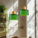 Simple Bauhaus Glass Conservatory Area Pendant Light