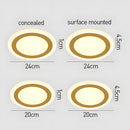 Simplistic Design Acrylic Flush Mount Ceiling Lamp For Living Room