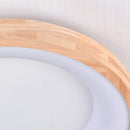 Flush Mount Ceiling Light Round Wooden LED Ceiling Lights
