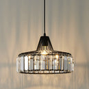 Modern Black Crystal Pendant Light
