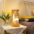 Simple Wood Bedroom Mini Warming Candle Lamp