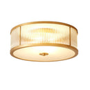 Modern Minimalism Glass Round Ceiling Lamps