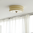 Art Deco Simple Cream Cake Ceiling Light