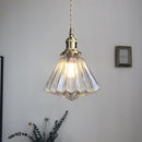 Brass Glass Ceiling Pendant Lights For Kitchen