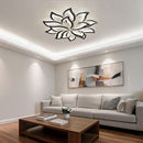 Contemporary Flower Shape Iron LED Ceiling Light For Living Room