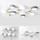 Nordic Creative Multi Head LED White Ceiling Light
