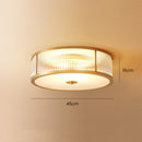 Modern Minimalism Glass Round Ceiling Lamps
