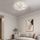 Contemporary Flower Shape Iron LED Ceiling Light For Living Room
