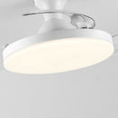 Simple Low Profile Bedroom Ceiling Fan With LED Light
