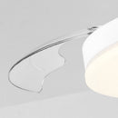Simple Low Profile Bedroom Ceiling Fan With LED Light