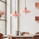Colorful Bauhaus Glass Kitchen Island Ceiling Pendant Light