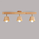 Simple Wood Track Lighting Living Room Track Light Ceiling