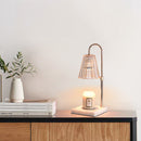 Contemporary Nordic Brown Glass Bedroom Mini Warming Candle Lamp