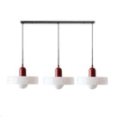 3 Heads Modern Art Decor Simple Glass Pendant Light