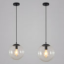 Modern Globe Pendant Light Sphere Glass For Living Room Kitchen