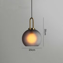 Nordic Simple Glass Pendant Light