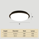 Modern Waterproof LED Outdoor Ceiling Lights for Porch Balcony