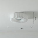 Vinatge Bauhaus Cream Glass Ceiling Light