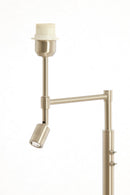 Floor lamp 25x140 cm MONTANA nickel satin with LED