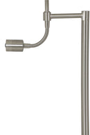 Floor lamp 25x138 cm CALGARY nickel satin+LED flex