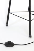 Floor lamp tripod 42x132 cm PLUMERIA black