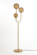 Floor lamp 3L E14 38x20x162 cm MAGDALA glass brown+gold