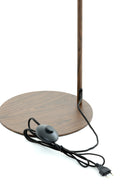 Floor lamp 33,5x28x155 cm DONIO wood print d brown+d brown